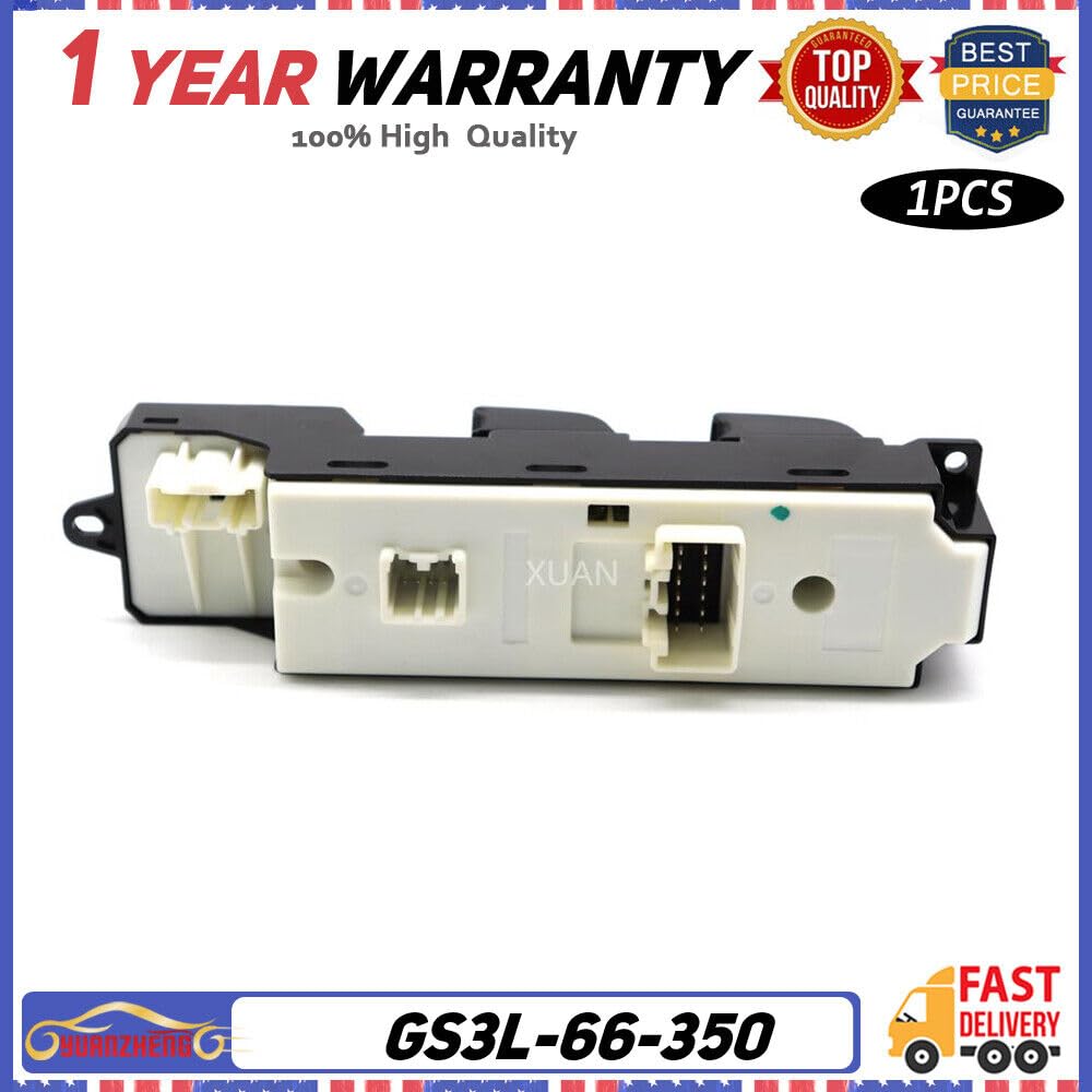 ya 8 8.24 baidi Electric Power Window Lifter Master GS3L-66-350 for Mazda 1PC 6 2.5L 3.7L 07-12