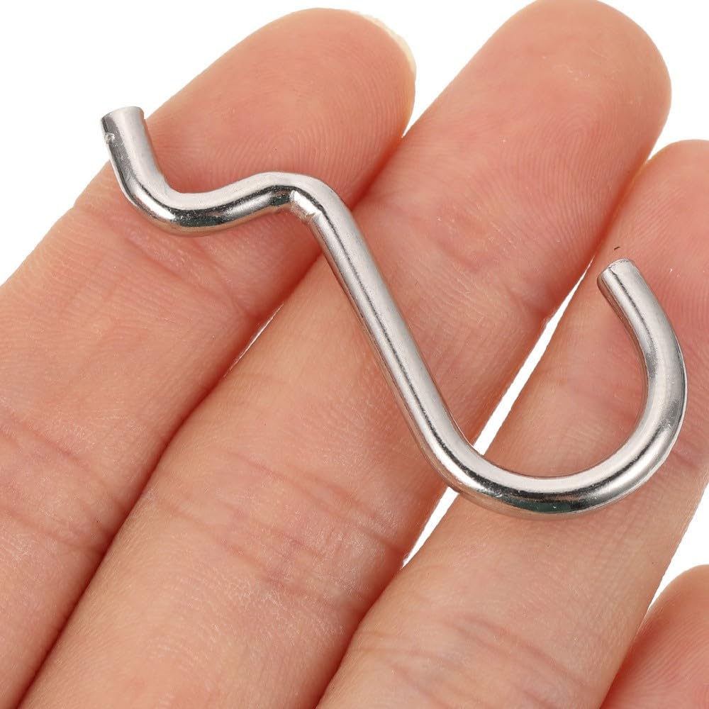 ya 26 10.21 baidi 2 Count Iron Wire Hook Gara Hooks for Hanging Peg Board J Pegboard-2