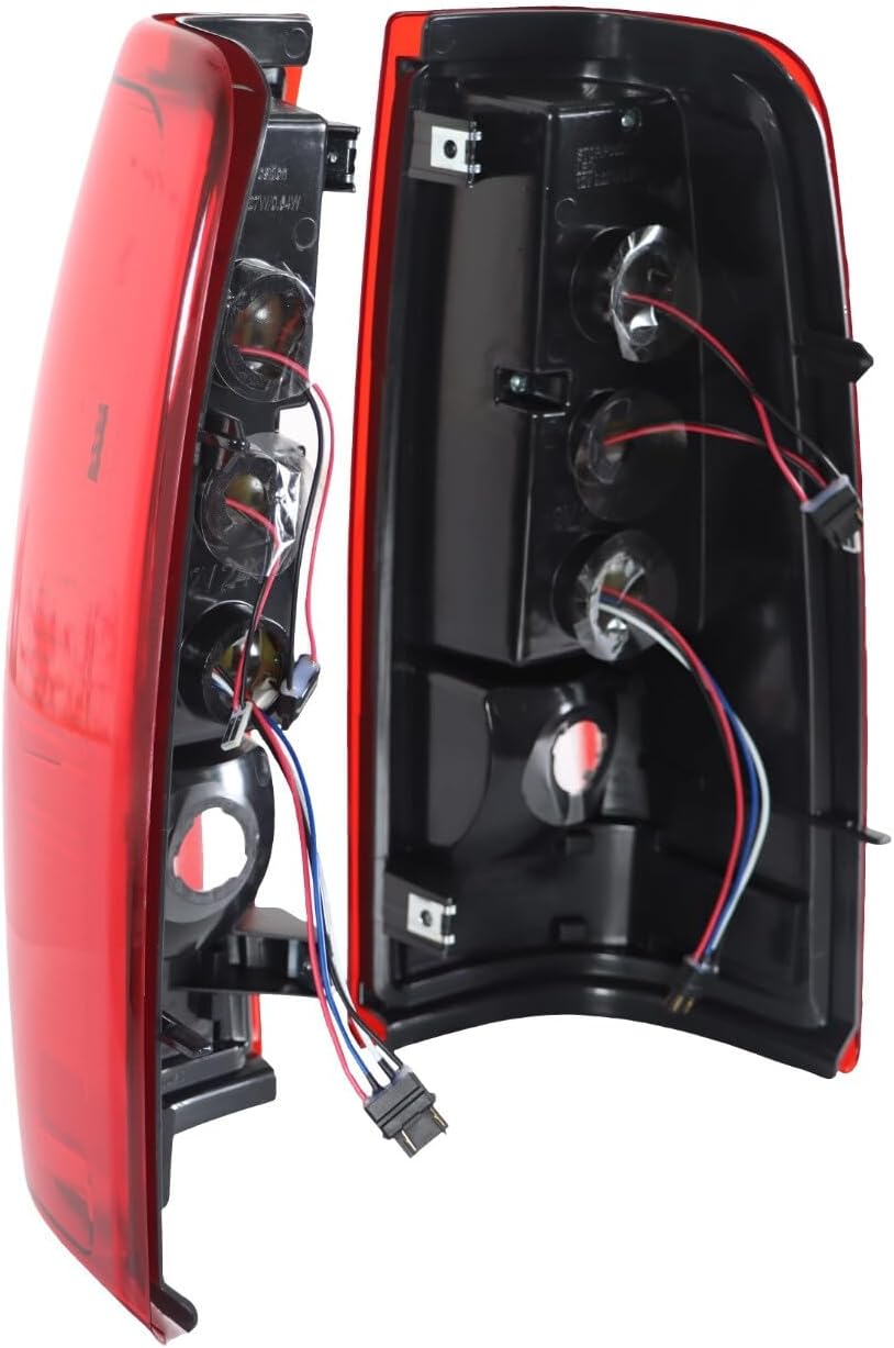 ya 10 9.16 zhengce For 03-06 for Chevy for Silverado 1500 2500 3500 Red LED Tube Tail Lights B