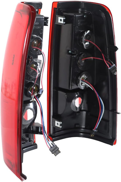 ya 10 9.16 zhengce For 03-06 for Chevy for Silverado 1500 2500 3500 Red LED Tube Tail Lights B
