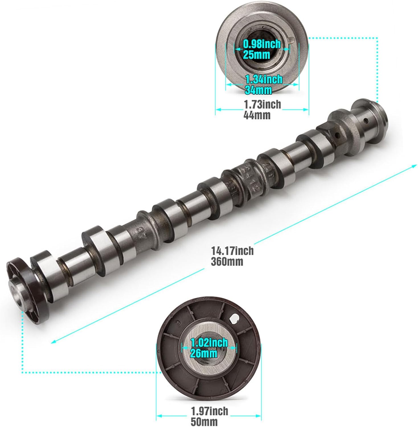 ya 2 8.15 Intake Camshaft Right For 2011-2020 for Jeep for Dodge for Chrysler 300 for Jeep 3.6L 5184380AG