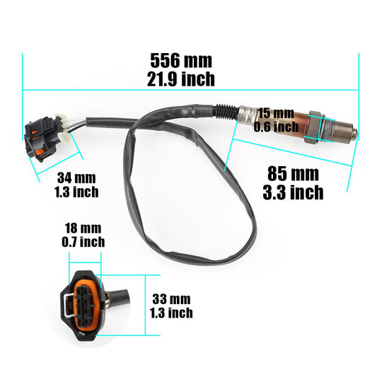 ya 4 8.8 for Opel Vectra B CC 2000-2003 Rear Downstream Oxygen O2 Sensor 13103981