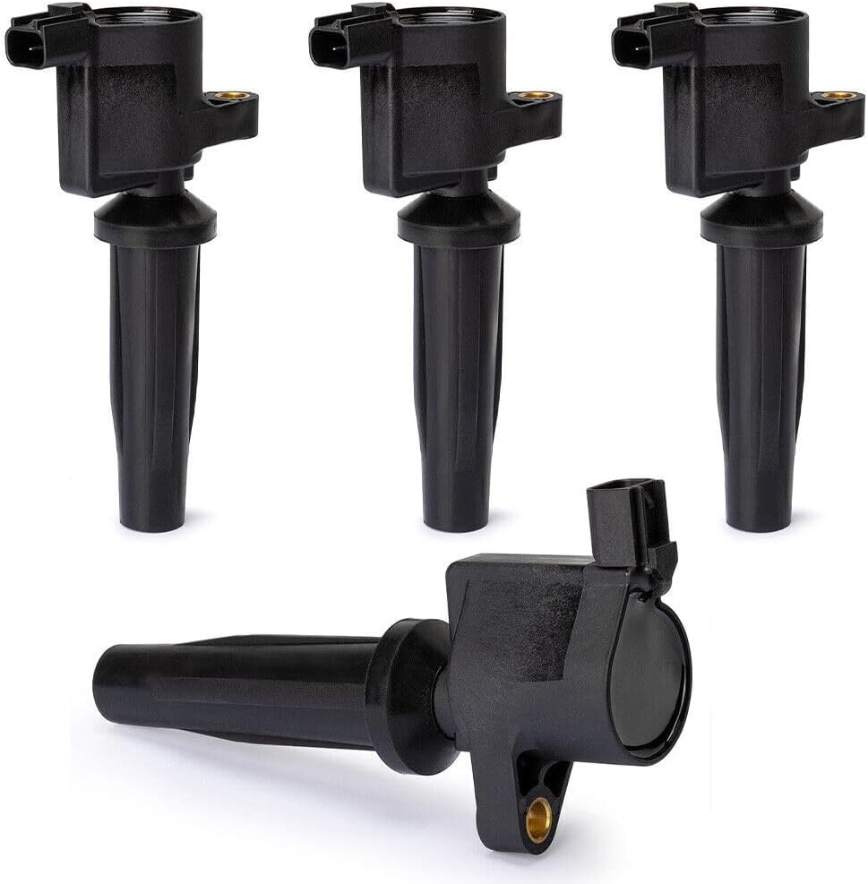 ya 4 8.14 Set of 4 4M5G-12A366-BC Iginition Coil for Ford Escape Ignition Hybrid for Mazda 3 6