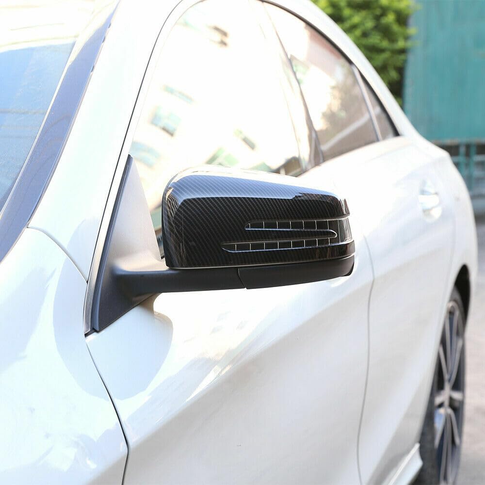 ya 11 9.14 baidiCarbon fiber ABS for Mercedes-Benz ABCES CLA GLA CLS GLK rearview mirror cap