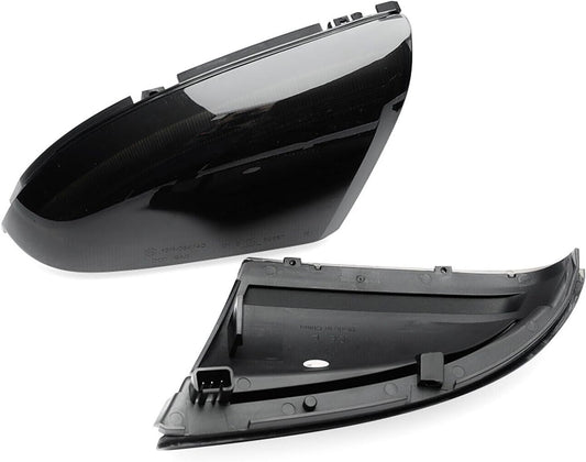 ya 4 8.10 for Dodge for Ram 1500 2500 Smoked Dynamic LED Side Mirror Turn Signal Puddle Lights 