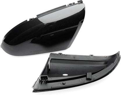 ya 7 8.24 baidi for Dodge for Ram 1500 2500 Smoked Dynamic LED Side Mirror Turn Signal Puddle Lights 