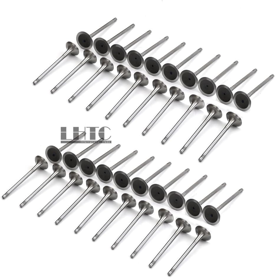 ya 10 9.16 baidi 40x Intake Valves Engine Inlet Outlet Set for Audi S6 C6 S8 5.2 FSI BXA