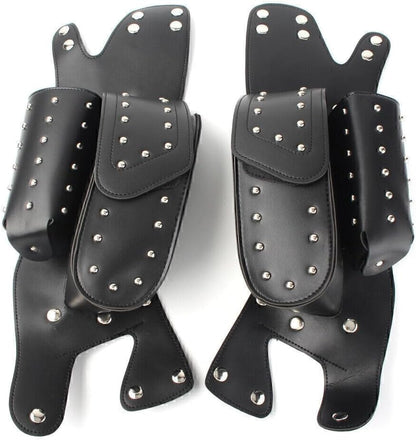 ya 11 9.14 baidi2X Engine Bar Saddlebag Guard Bag Water Bottle Holder for Harley Electra Glides