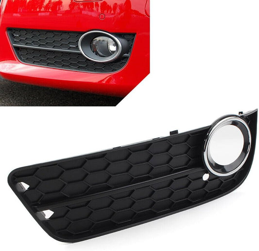 ya 4 8.8 Front Bumper Fog Light Grille Cover With Chrome Ring Fit for Audi A5 2008-2011