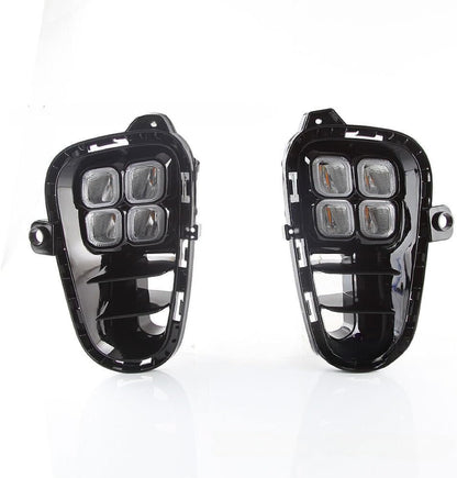 ya 7 8.24 baidi Fit for Kia Picanto 2017-2020 Pair Fog Light Bumper Driving Lamp Daytime Running