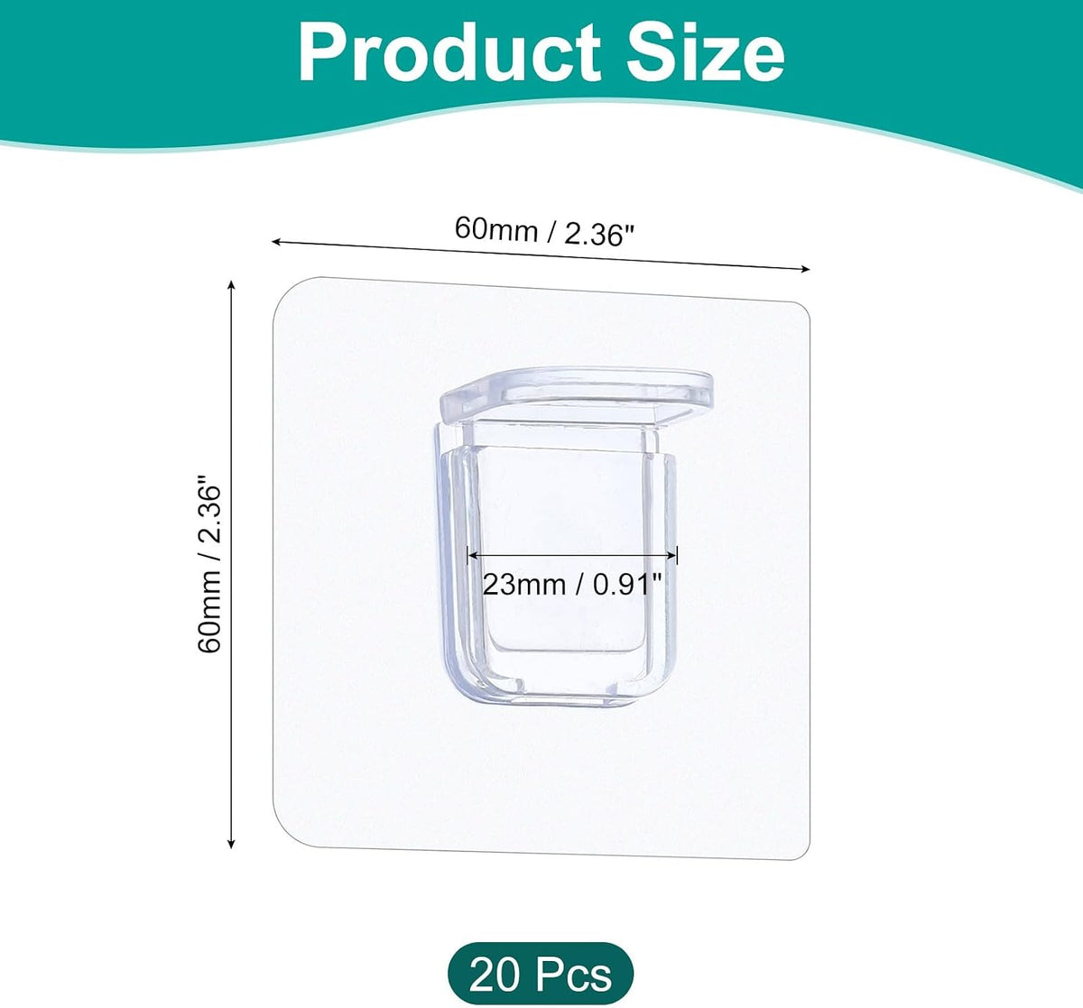 ya 26 10.21 baidi 20 Pcs Adhesive Shelf Bracket,6x6 Punch Reinforced Shelf Support Pegs