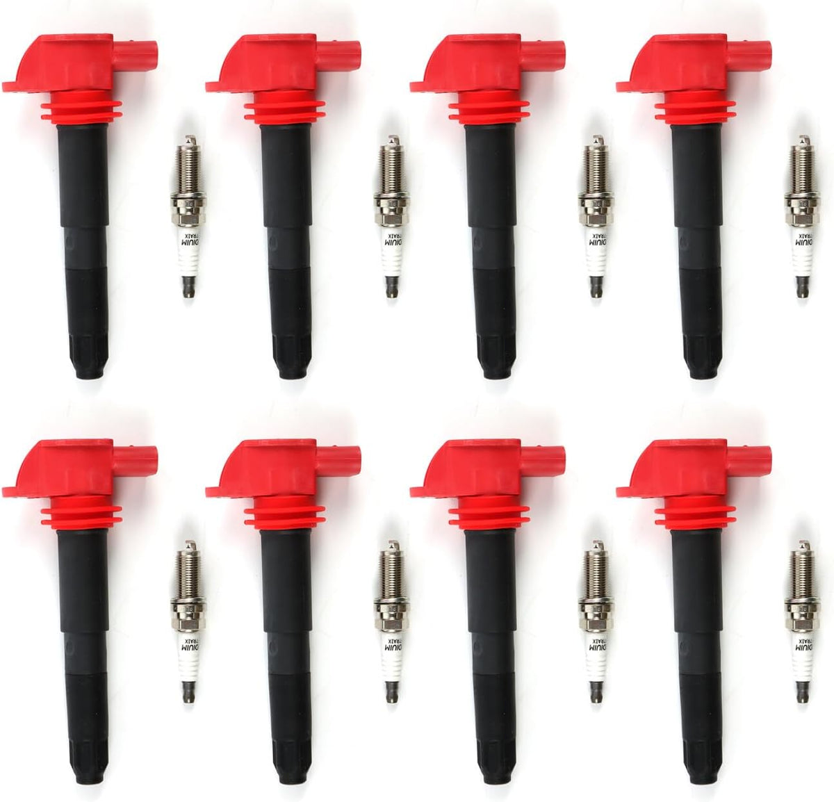 ya 9 10.24 Set of 8 Ignition Coil Pack £¦ Spark Plugs for Porsche 2008-2018 for Cayenne 4.8L