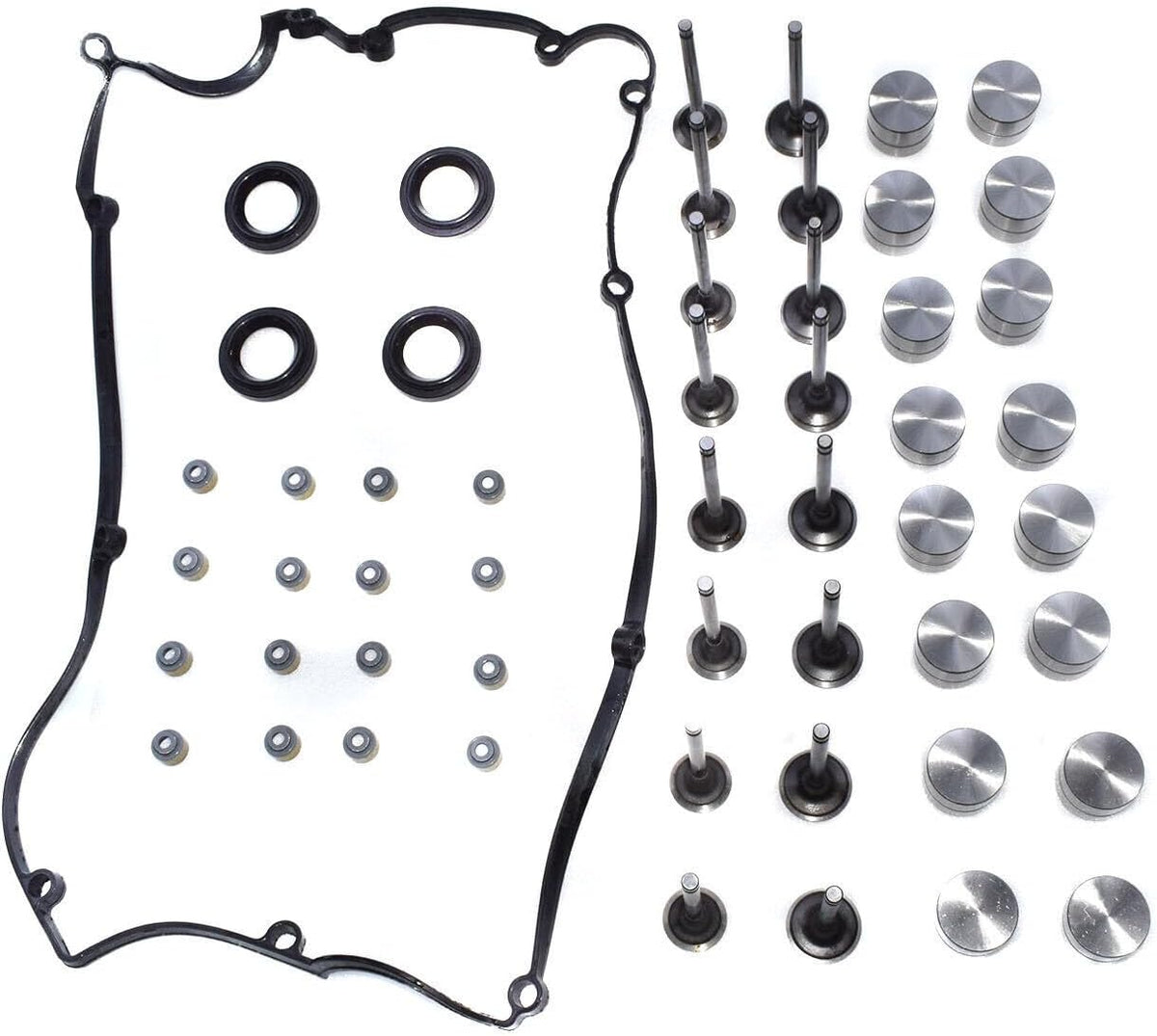 ya 10 9.16 baidi for Hyundai for Kia 1.6L Intake & Valve &Lifters &Stem Seal &Valve Cover Kit
