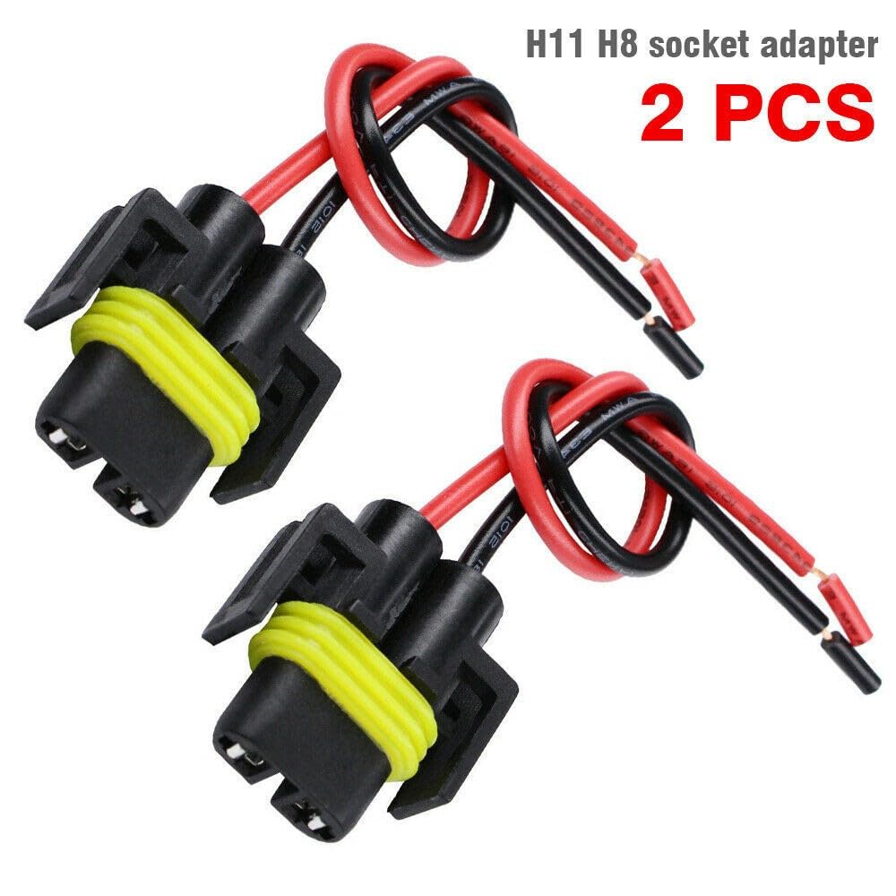 ya 23 10.7 baidi Harness Socket Headlight Fittings 1 Set Replace Connector Copper Fog Light