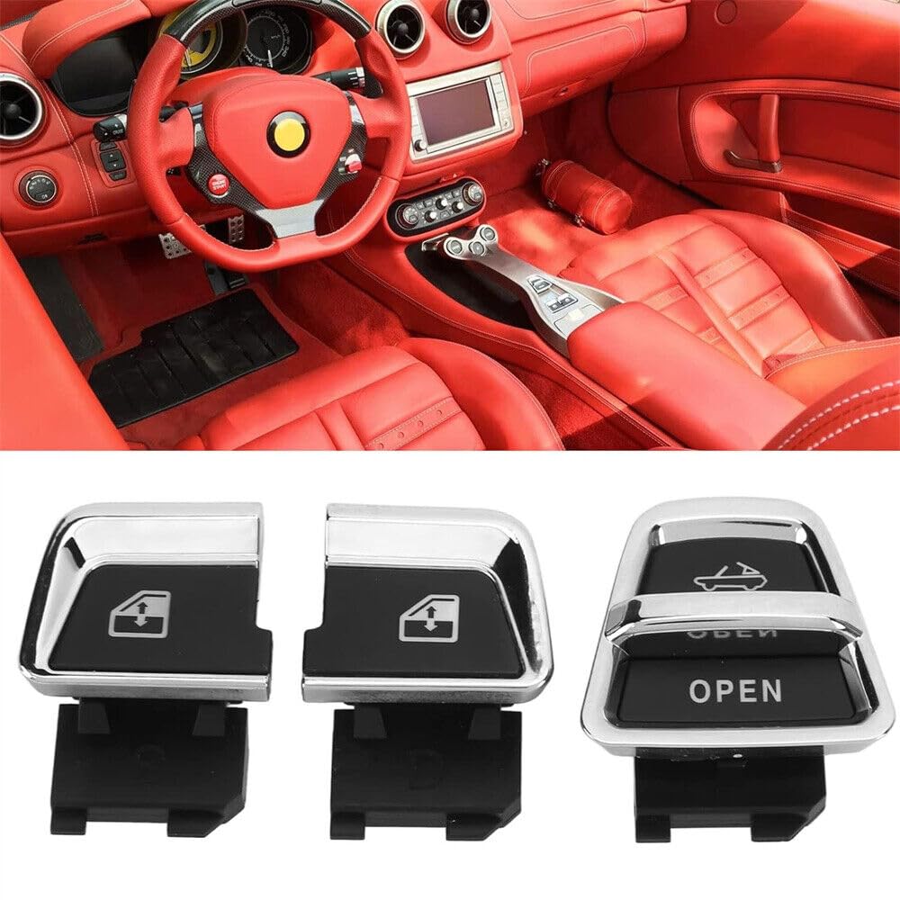 ya 4 8.8.2 Left Right Roof Control Power Window Button+Bracket for Ferrari California 09-14