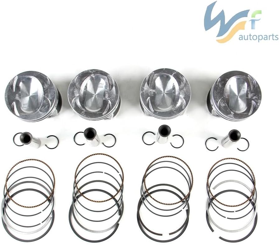 ya 4 8.24 baidi 4PCS Piston&Ring Set 1.4TSI 76.5mm for VW for JETTA for Golf for Tiguan Scirocco 1.4TS