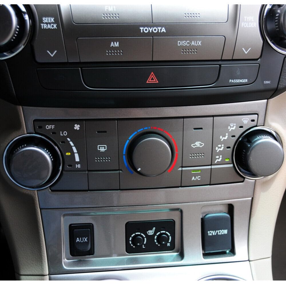 ya 8 8.24 baidi Air Conditioning Climate Control Switch Adjustment Knife Suitable for Toyota Highlander 09-13