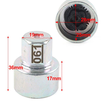 ya 5 8.10 Locking Wheel Nut Key Remover Fit for BMW for Mini 1 / Cooper/Cooper S