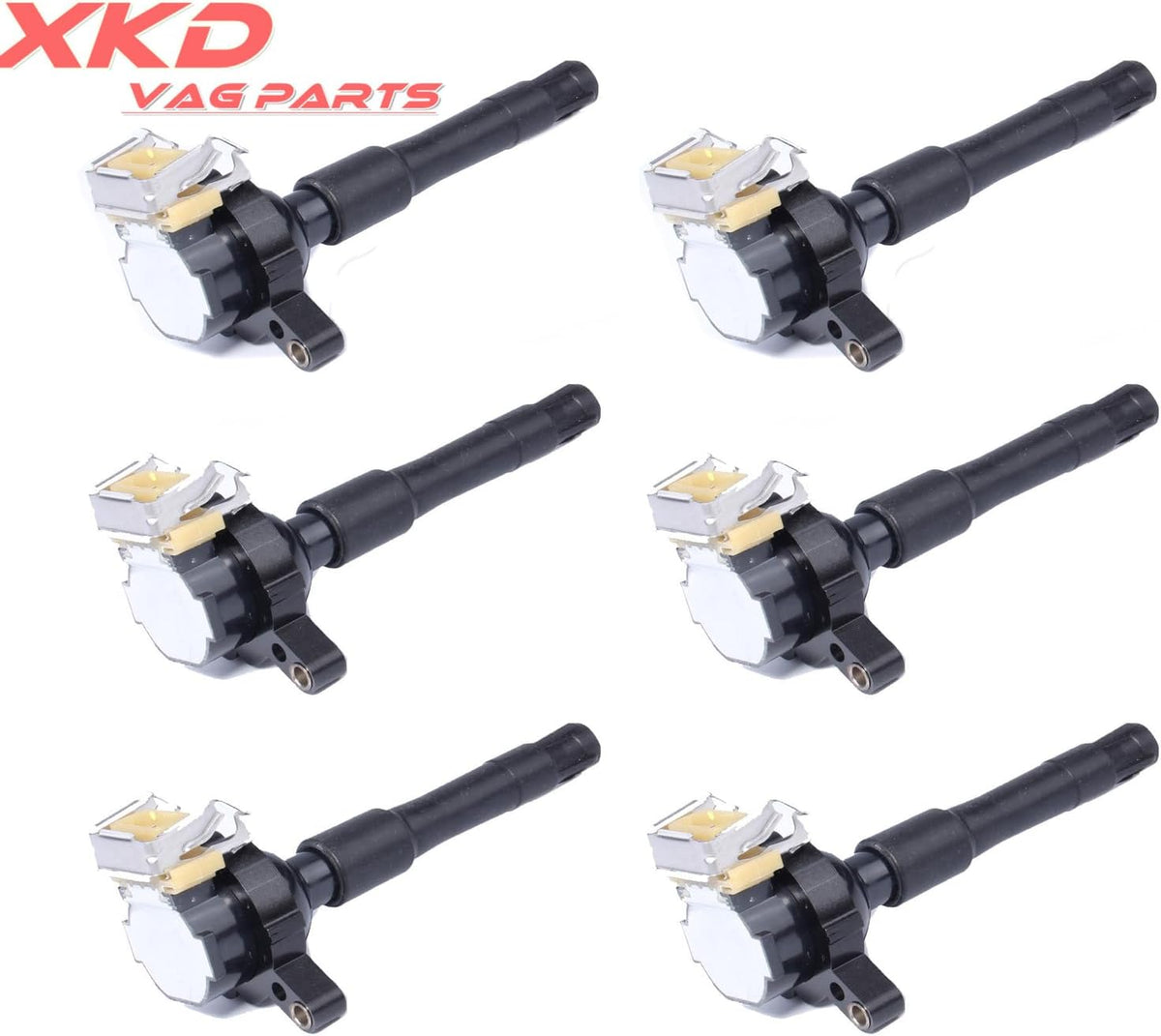ya 9 10.24 6-Pack Ignition Coil Kit for BMW E36 E38 E39 E46 530i 840ci 740i 12131748018-