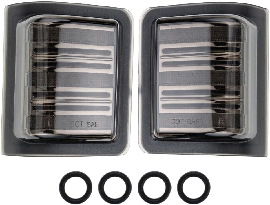 ya 7 8.24 baidi 2xDynamic Amber LED Smoke Lens Side Mirror Lights for 08-16 for Ford F-250 Super Duty 
