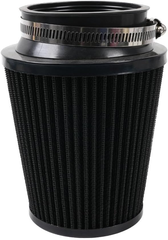 ya 13 9.15 baidi 3 76mm High Flow Inlet Dry Air Filter Cold Air Intake Cone Replacement Black