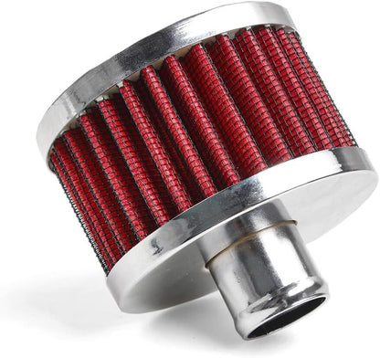 ya 13 9.15 baidi Red Extra Flow 1 to 1-1/4 Push In Valve Cover Baffle Breather Vent Filter