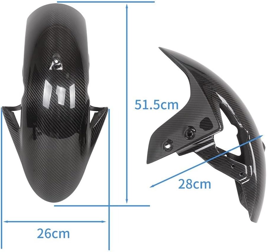 ya 7 8.24 baidi 100% Carbon Fiber Front Fender Protector for Yamaha R7 - Glossy