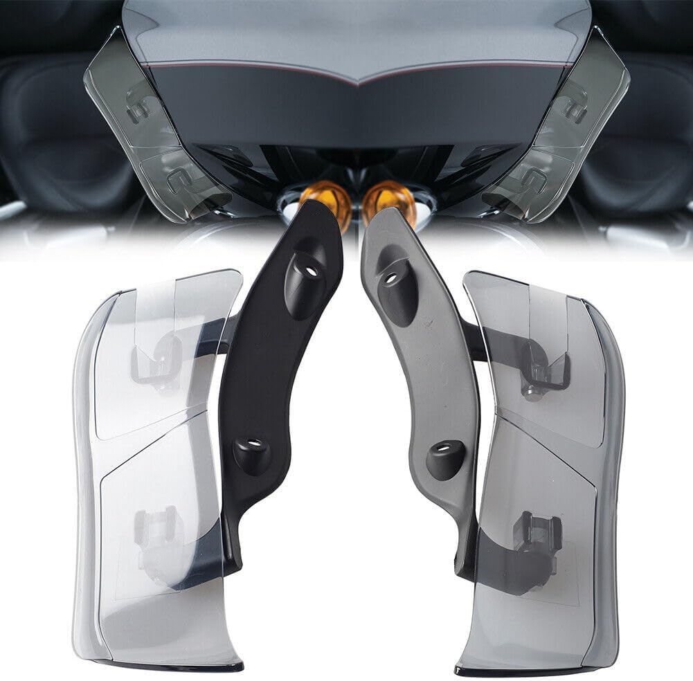 ya 23 10.7 baidi Smoke Over-Flow Crosswind Adjustable air Deflector Suitable for Harley Road Gliding 15+-