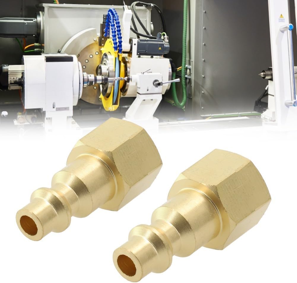 ya 14 9.20 baidi 1/4 NPT Air Line Hose Compressor Connectors Brass Female Quick Release Fitting-1