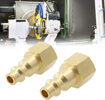 ya 14 9.20 baidi 1/4 NPT Air Line Hose Compressor Connectors Brass Female Quick Release Fitting-1