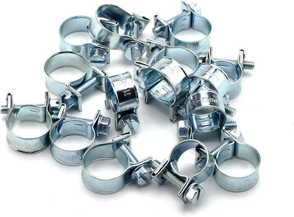 ya 11 9.14 baidiFuel injection hose clamp fuel clamp 30 pieces (1/4 inch, 5/16 inch, 3/8 inch) DUCT clamp hose-