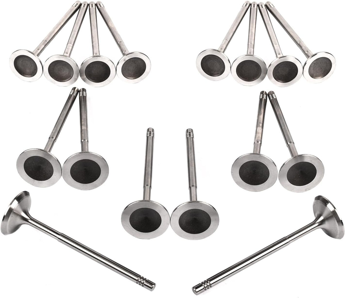ya 10 9.16 baidi 16Pcs Valves Intake & Set Fit 1.8 L 2.5 3.5 for Mercedes-benz M271