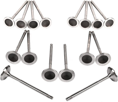 ya 10 9.16 baidi 16Pcs Valves Intake & Set Fit 1.8 L 2.5 3.5 for Mercedes-benz M271