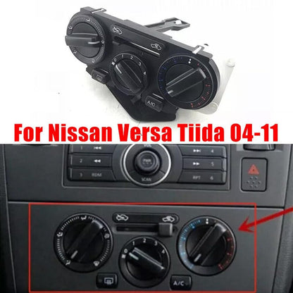 ya 6 8.24 baidi Fit for Nissan Versa Tiida 04-11 A/C Heater Climate Control Panel Switch Button