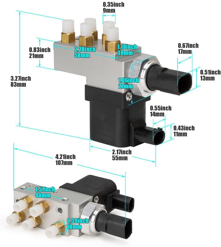 ya 10 9.16 baidi Air Suspension Compressor Control Valve Block Fit for for Mercedes W211 E320 2113200158