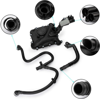 ya 10 9.16 baidi Oil Separator PCV Valve Vent Trim & Hose Tube for 3.0T for Audi Q7 A4 A5 for VW Touareg