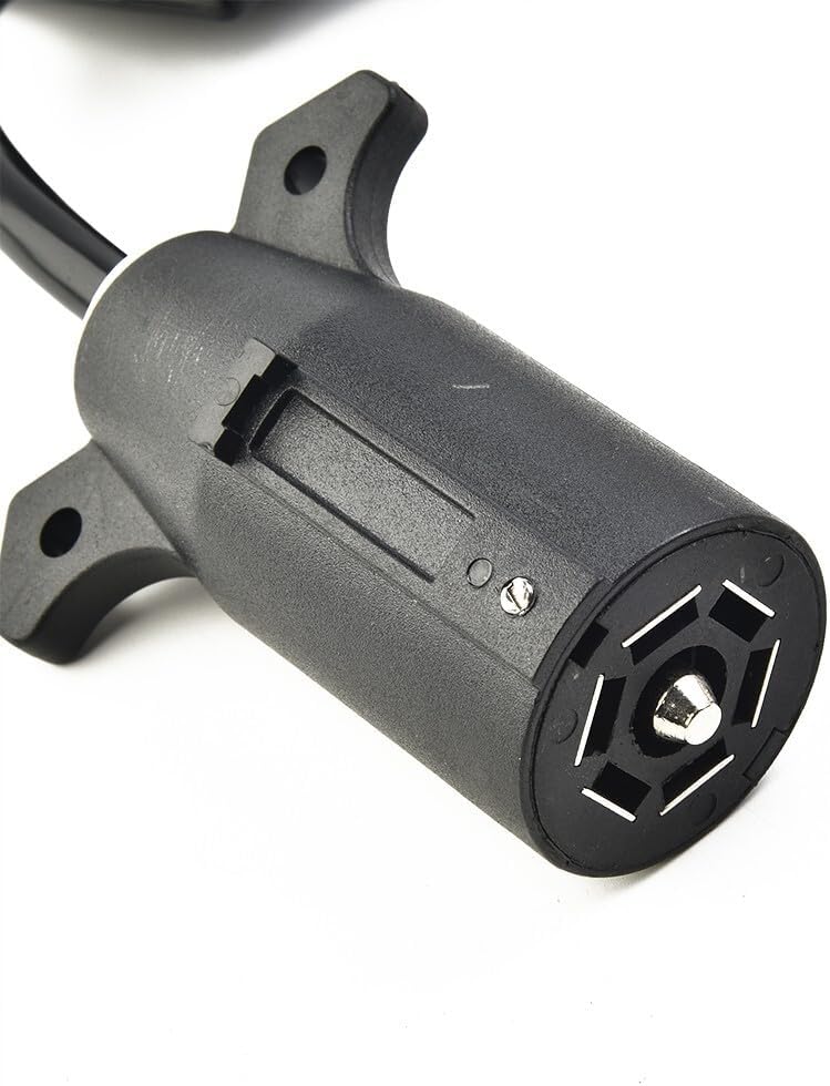 ya 5 8.24 baidi Durable Parts Trailer Light Converter 7-Pin 7-Way Blade Socket Round Plug