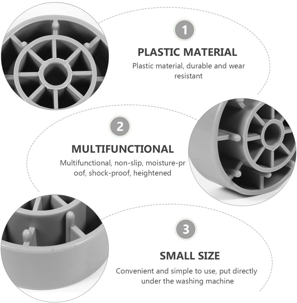 ya 26 10.21 baidi 4 PCS Shockproof Foot Pad Machine Pads Washing Universal Mat Work Washer