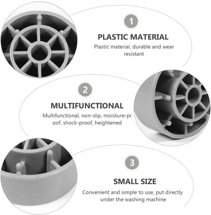 ya 26 10.21 baidi 4 PCS Shockproof Foot Pad Machine Pads Washing Universal Mat Work Washer