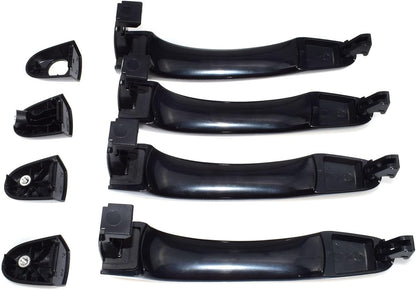 ya 5 8.10 Set of 4 Outside Door Handles Front Rear Left Right for Hyundai Azera 2006-2011