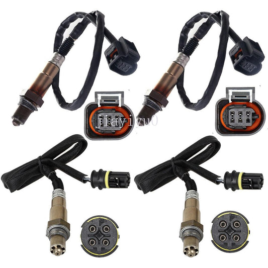 ya 4 8.8 4pcs Oxygen O2 Sensor 1&2 for 2012-2018 for BMW M6 Gran Coupe M6 V8 4.4L Upper+Lower