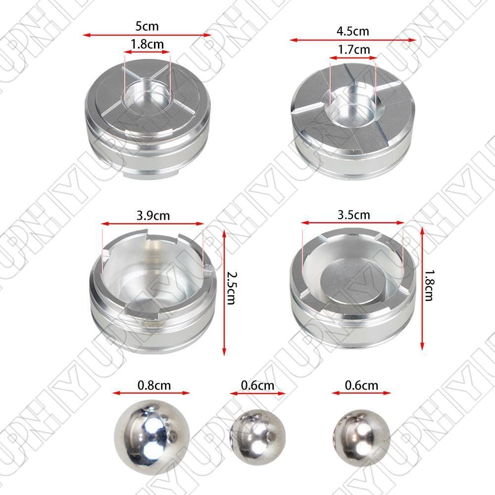 ya 5 8.24 baidi Accumulator Piston Kit for 4L60E 4L65E 4L70E Transmission Pinless FWD, 1-2, 3-4