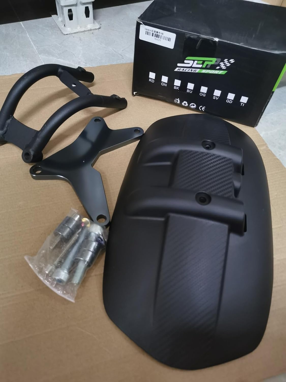 ya 7 8.24 baidi for Yamaha Nmax155 2017-2019 Rear Fender Mudguard Bracket Hugger Splash Guard