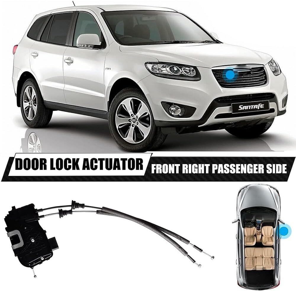 ya 11 9.14 baidiFront Right Door Lock Actuator 81320-0W000 for Hyundai Santa Fe 2010-2012