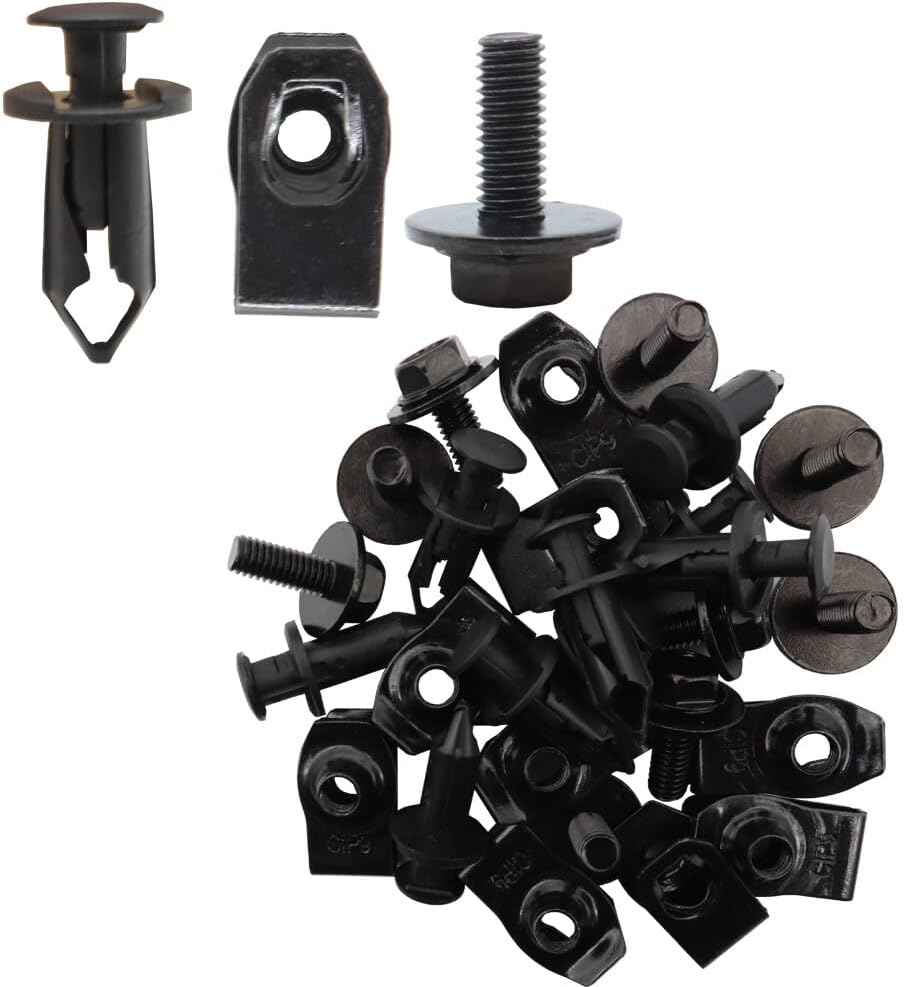 ya 6 8.24 baidi 30 for Nissan QASHQAI AUTOMOTIVE UNDERRIDE GUARD MOUNTING CLIPS CLIP SET