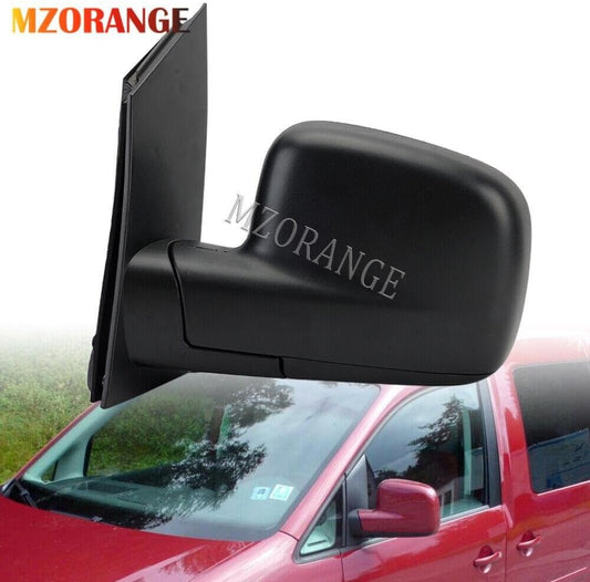 ya 14 9.20 zhengce for VW Caddy MK3 2C 2K 04-15 Au?enspiegel Rockspiegel 5 Draht Beheizbar Li-1