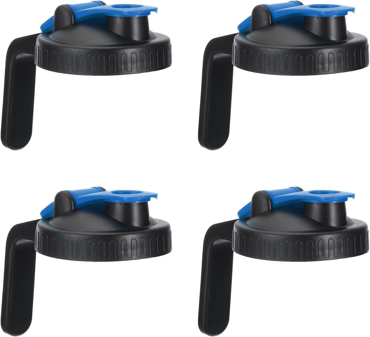 ya 14 9.20 baidi Mason Jar Pour Spout Lids 4 Pcs Wide Mouth Flip Cap Pour Lids Black/Blue-1