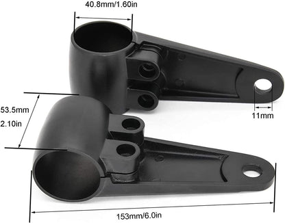 ya 4 8.14 Motorcycle Headlight Holder Lamp Holder Mount Aluminum for 35/39/41mm Fork