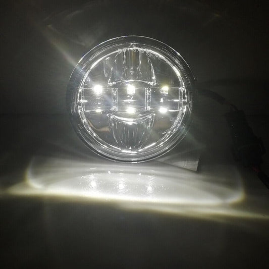 ya 4 8.14 LED Nebelscheinwerfer 4,5 Zusatzscheinwerfer schwarz f¨¹r for Harley-Davidson Dyna