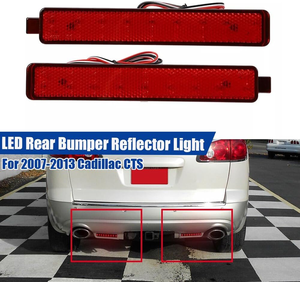 ya 13 9.15 baidi Rear Bumper Reflector Brake Light Parking Lamp For for Chevrolet for Cadillac CTS CTS-V